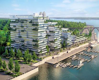 Продаж апартаментів 52,09 кв.м на березі Дніпра (Port City)