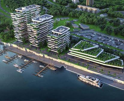 Продаж апартаментів 52,09 кв.м на березі Дніпра (Port City)