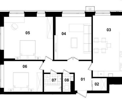 Остання готова 3-кімнатна квартира в ЖК «OneHouse» (Вишневе)