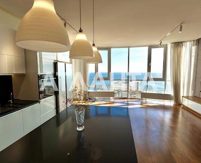 Продам с панорамным видом моря 2к квартиру с большой кухней гостиной