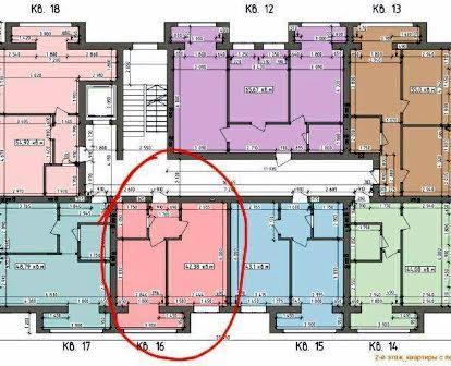 Квартира вільного планування 42,85 м² в новобудові пл.700-річчя