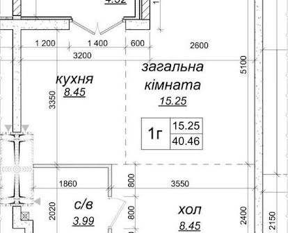 Продажа 1К квартира 40,5 м ЖК Одесский бульвар Введено в експлуатацію