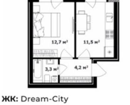 Dream City. 1K 33,7кв 7 поверх. Власник.
