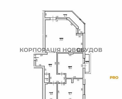 Продаж видової 3-км квартири у ЖК "Silver Park"; вид на річку