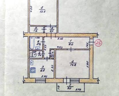 Продаж квартири 2х кімнатна 52,1 m².