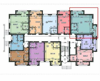 Квартира 50 м² вільного планування в новобудові від "ЕТАЛОН"
