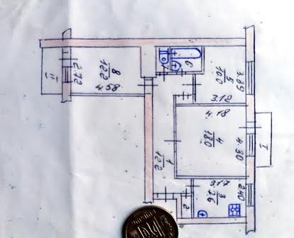 Продам 3х комн Центр 67м2