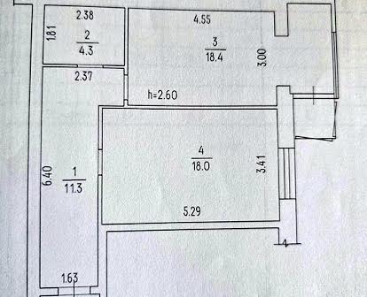 Продаж великої 1-кім.квартири в ЖК Андорра, можливо під Є-оселя