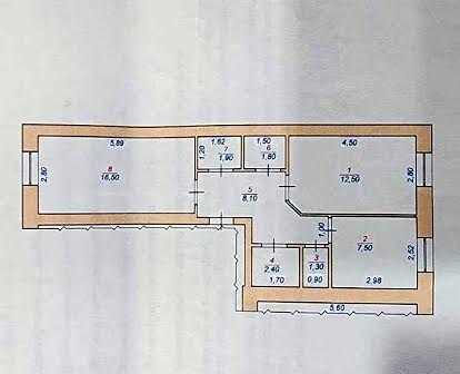 Продаж 2-кімнатної квартири в м.Стебник!!!