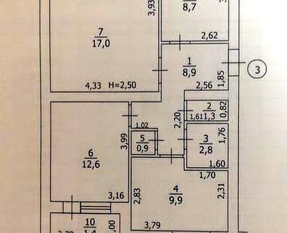 Продам 3-км квартиру