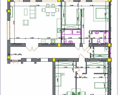 Пентхауз 135м2 + власна ТЕРАСА 40м2 | ЖК Квадрат|Ужгород