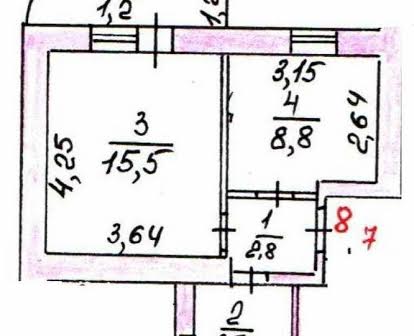 Продаж 1к квартири на 5 поверсі з ремонтом.32 кв.м. Без комісії.