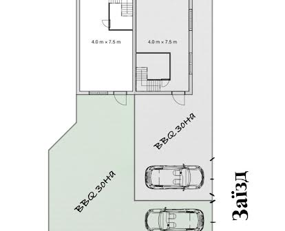 Дюплекс на Малиновского 60м2 + двір