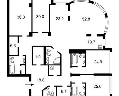 Продаж 4к-квартири вул. Івана Мазепи 11б, ЖК Diamond Hill, 361 м²