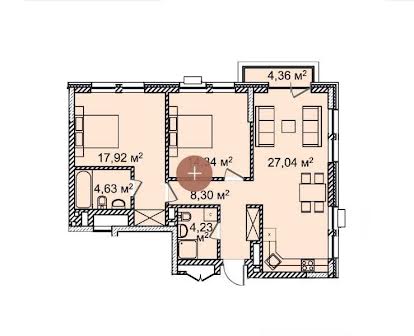 Продаж 3к-квартири вул. Антоновича, 83, ЖК Montreal House, 78 м²