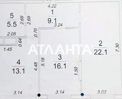 Продам 2-комнатную квартиру-62м2 ЖК 31 Жемчужина 10 ст Б Фонтана Море