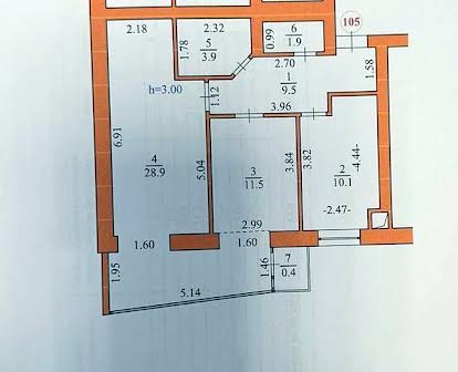 Продам 2 кімнатну квартиру в ЖК Яровиця 65,8 кв.м