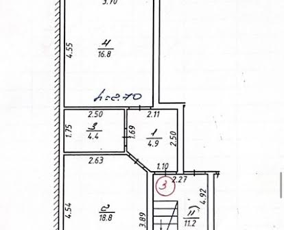 Продаж 1-к кв-ри в Рудно-Львів вул. Шечвека 1 ціна:34000$