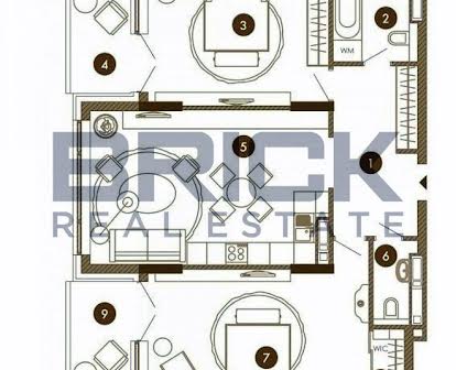 БЕЗ%(110,4 м2) ЖК obolon residences продаж 3-х кімн. квартири