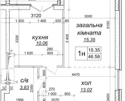 2-к квартира ЖК Одеський бульвар / Одесский бульвар