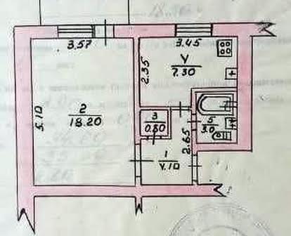 Продам 1-кім квартиру в центрі м.Фастова, Київської обл