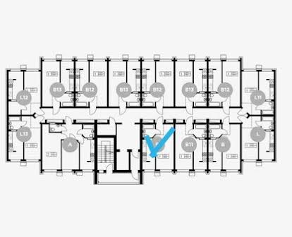 Продажа 1к квартиры у ЖК Благород, 2поверх з 10