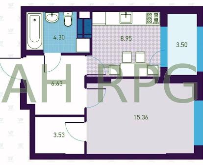 Продам 1к квартиру 42.5м2, ЖК Урбан парк, Urban Park